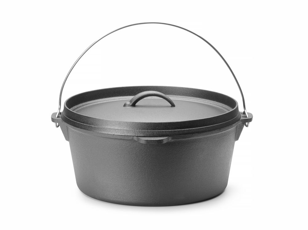 Gietijzeren pan - 7,2L - Zwart - ?310x(H)155mm