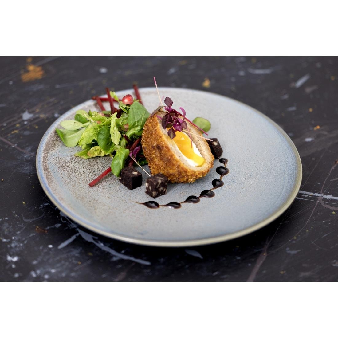 Assiettes plates Olympia Ember Blue 230mm (lot de 6) Assiettes plates Olympia Ember Blue 230mm (lot de 6)