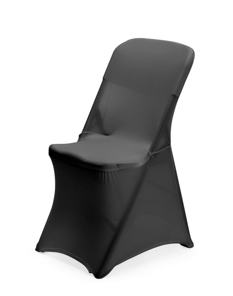 Housse de chaise pliante - 810965 & 910989 - Noir - 540x440x(H)840mm