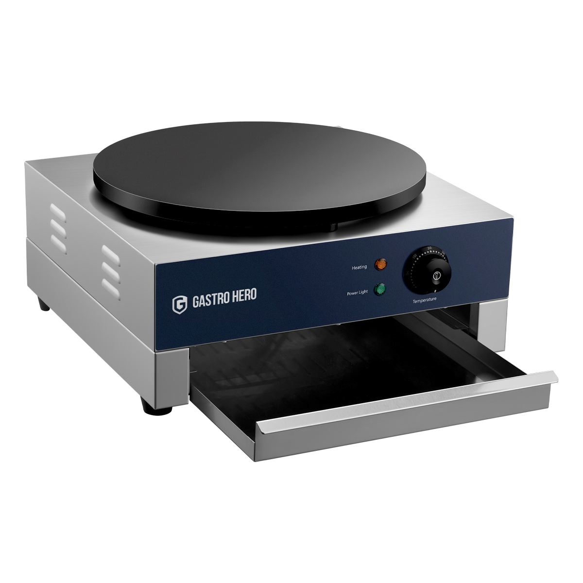Elektrisch crêpesijzer - 1 bakplaat Ø 400 mm