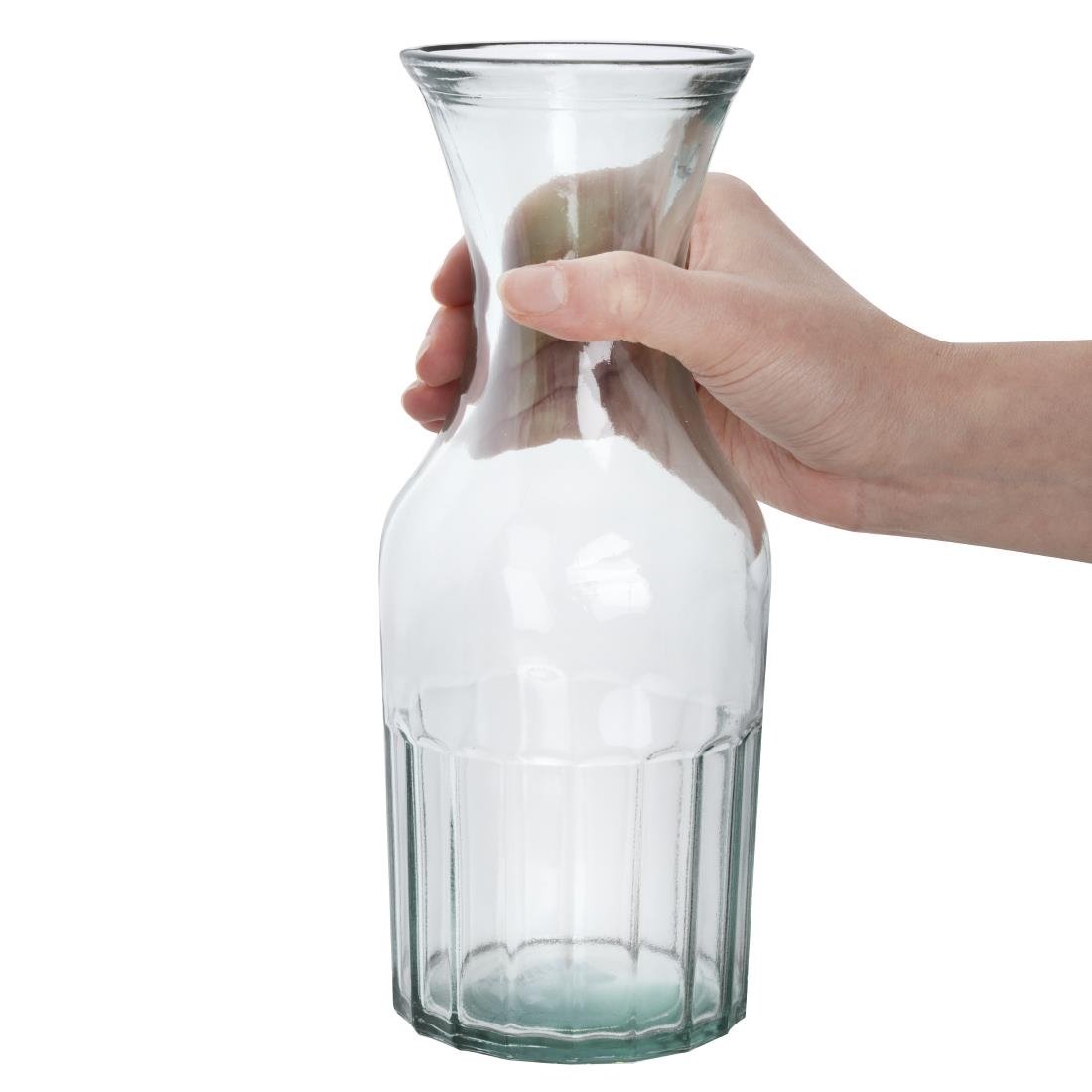Olympia Recyceltes Glas Orleans Karaffen 1Ltr (6 Stück)