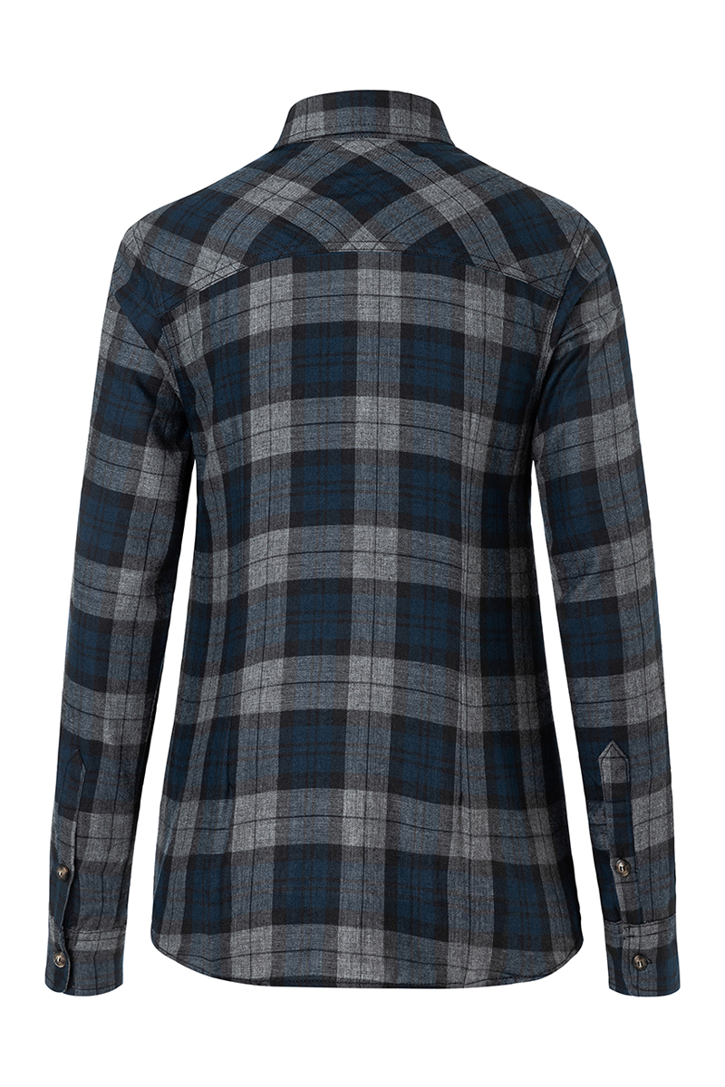 Herren Karohemd Urban-Style - Marine - XL
