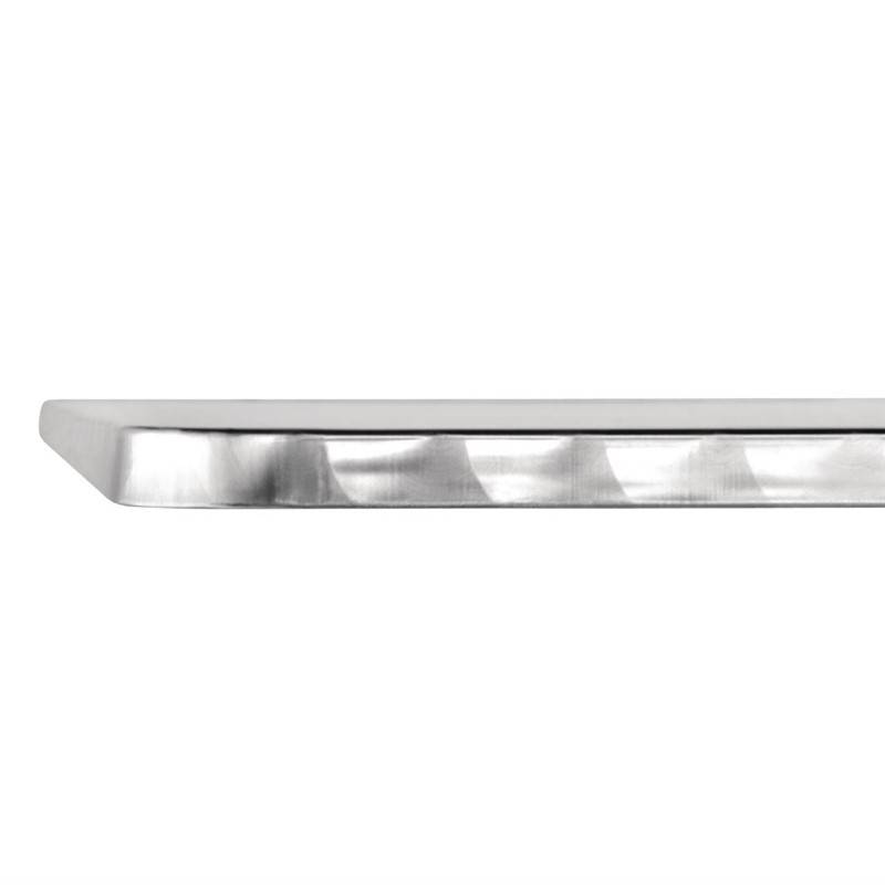 Bistrotisch Edelstahl | Aluminium Fuß | 600x600x(h)720mm