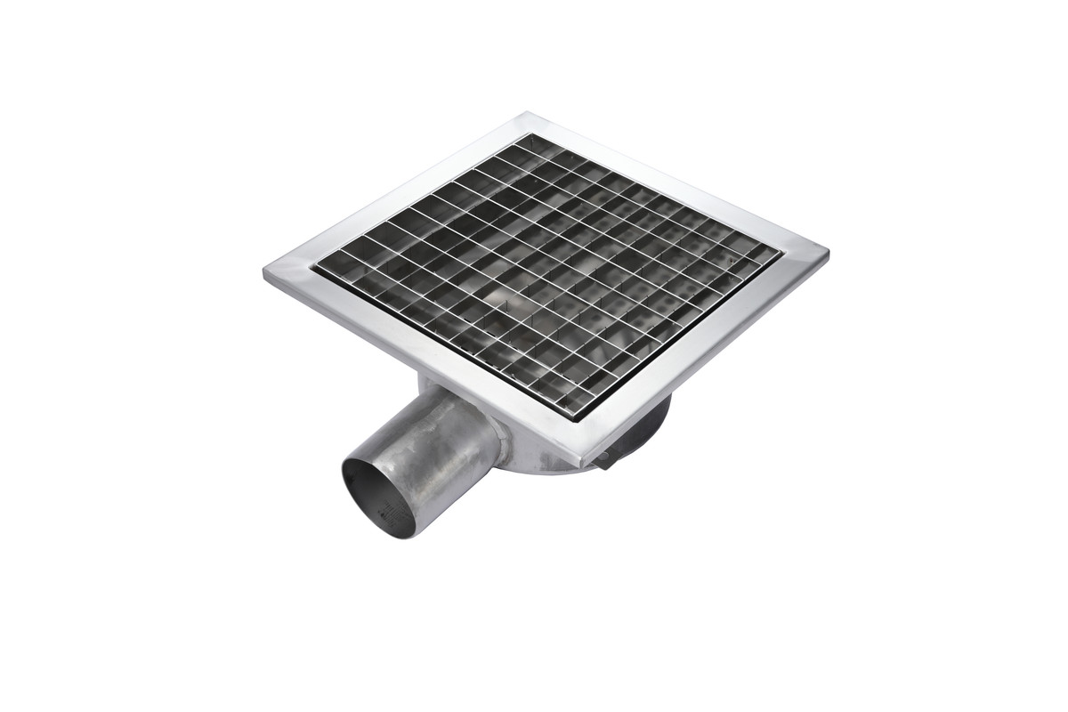 Vloerput - RVS - 300x300x(h)131mm