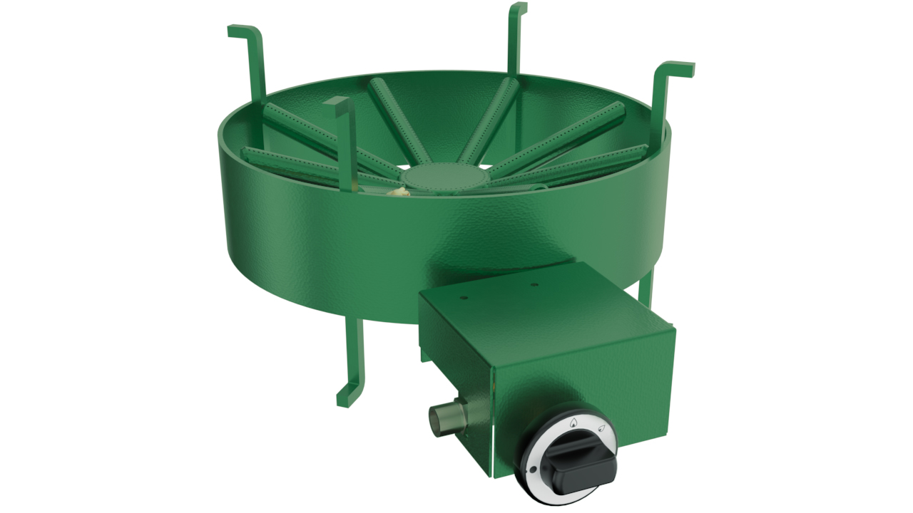 Gas Wokbrander Rond 15Kw Gas Wokbrander Rond 15Kw