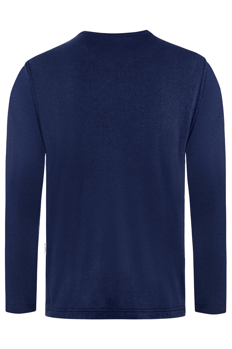 T-shirt à manches longues pour hommes Casual-Flair - Marine - L