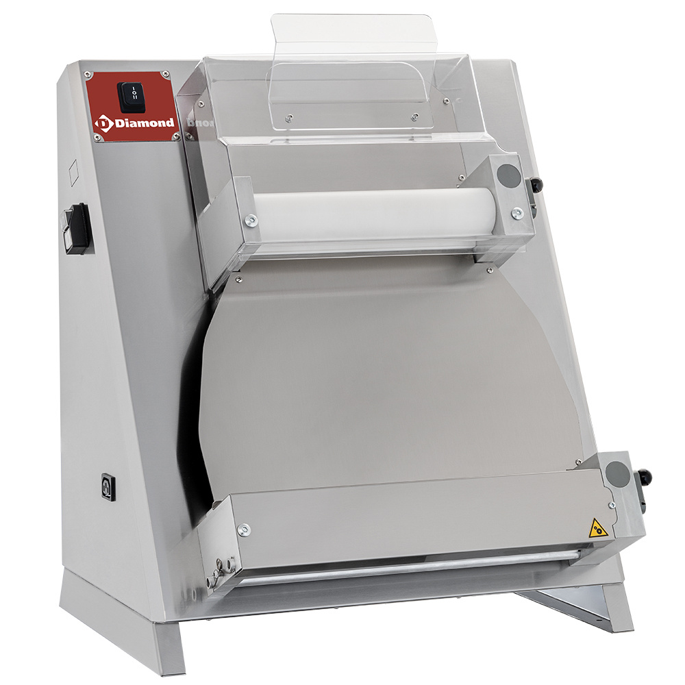 Teigausrollmaschine aus Edelstahl Ø 420 mm, 2 Rollen "Linear"