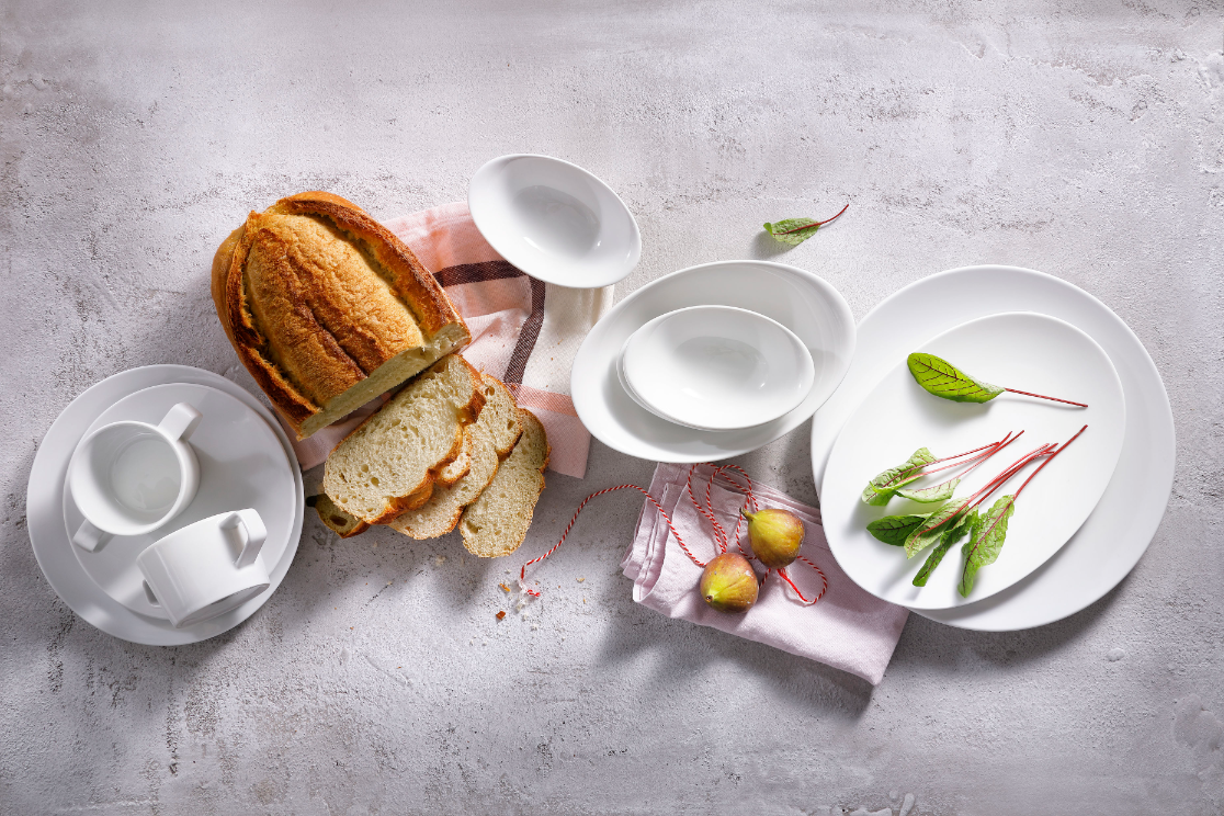 Bord coupe White Delight 32 cm Wit Porselein