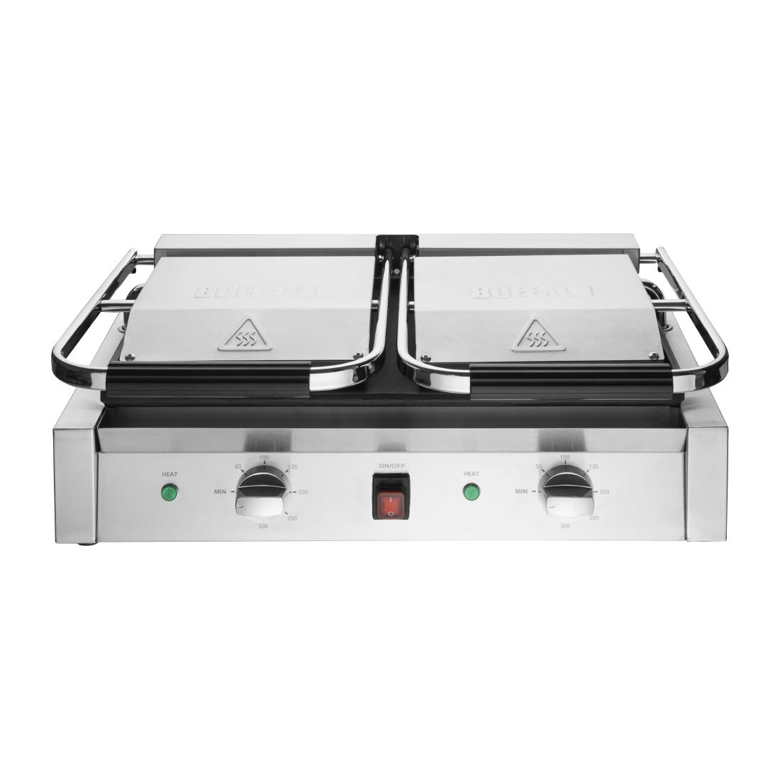 Buffalo Bistro dubbele contactgrill glad/glad Buffalo Bistro dubbele contactgrill glad/glad