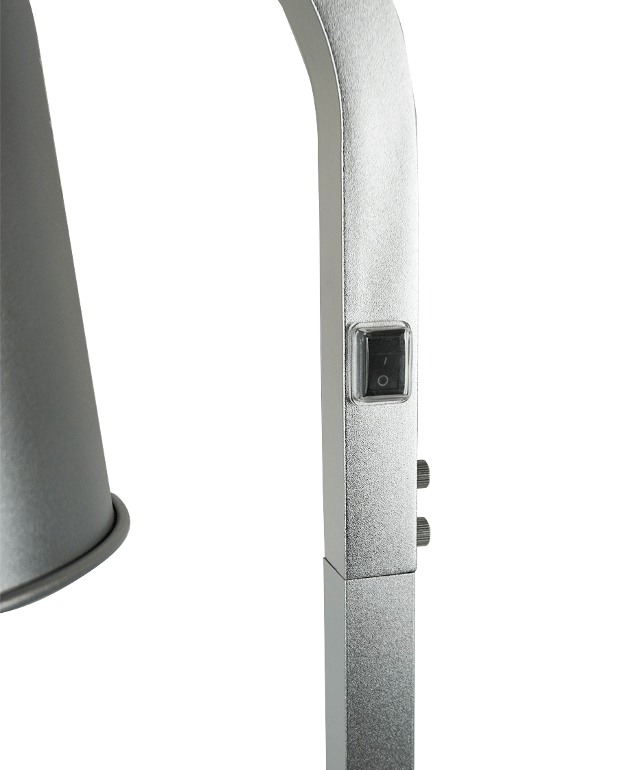 Lampe Chauffant Argent