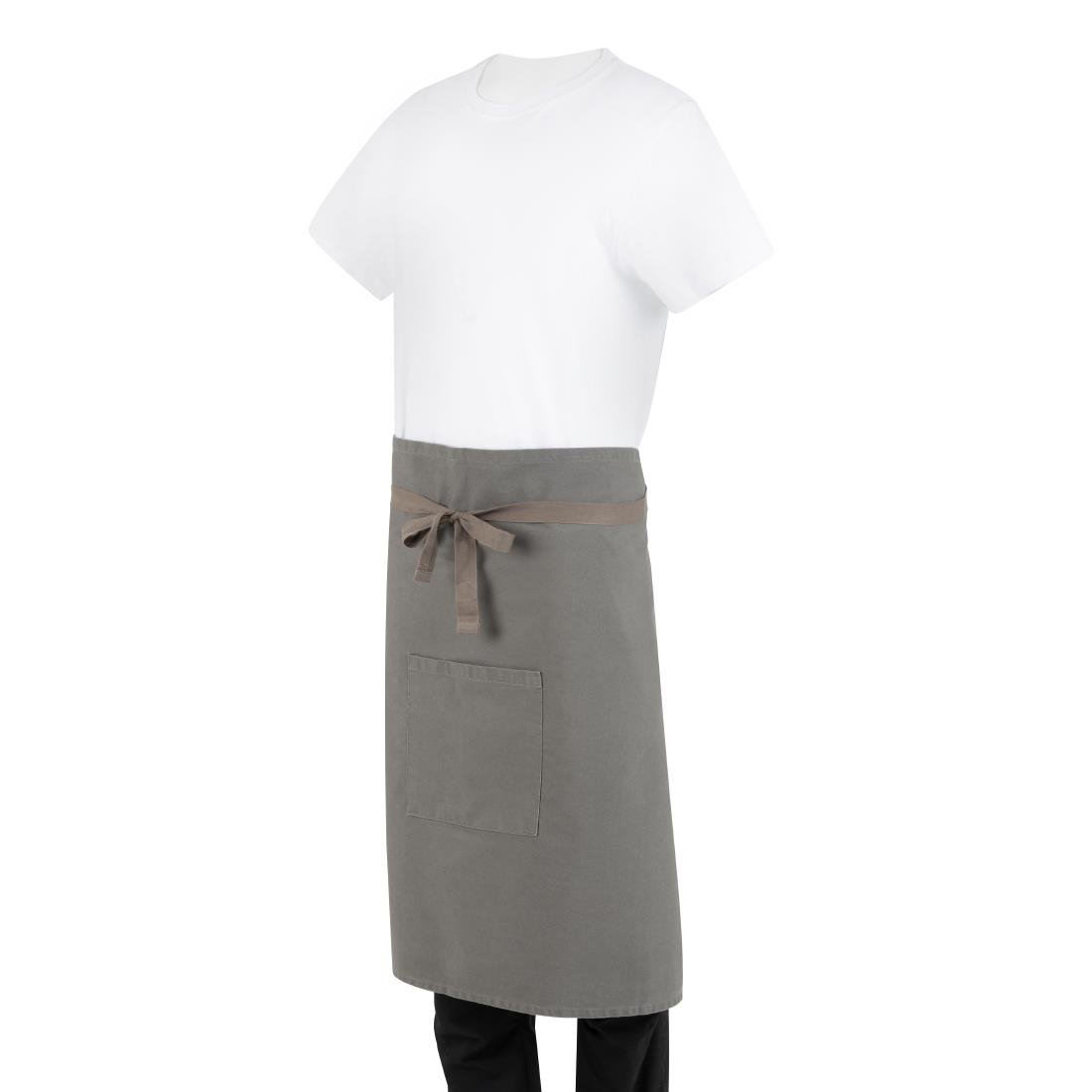 Southside Baumwolle Canvas Bistro Schürze Khaki Southside Baumwolle Canvas Bistro Schürze Khaki