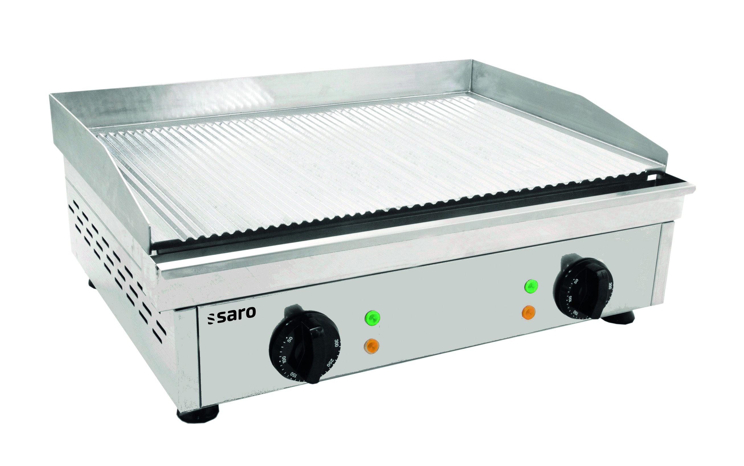 Plaque de cuisson rainurée SARO, modèle FRY TOP GM 610 R