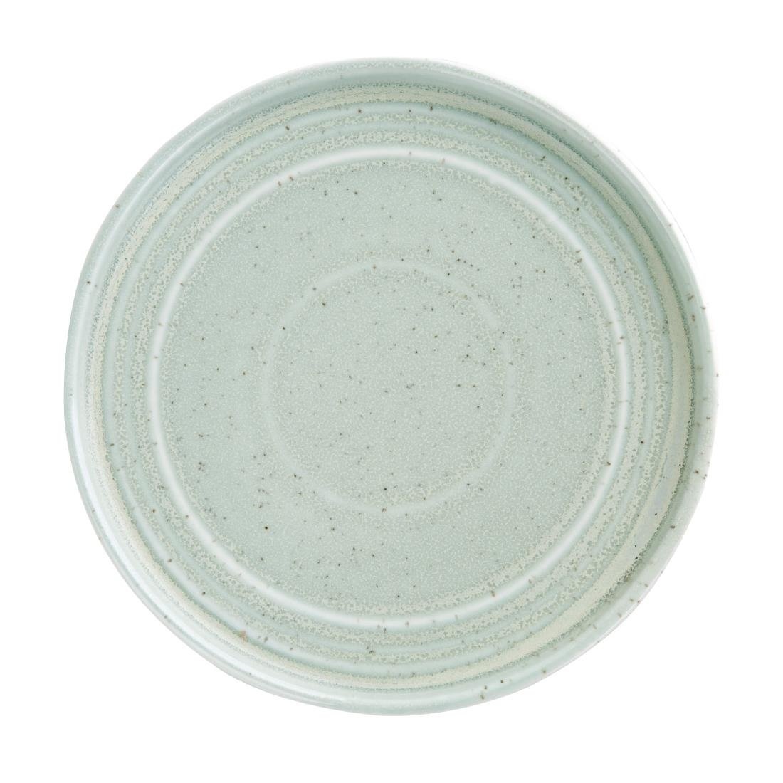 Cavolo Flacher runder Teller | Pastellgrün | 180mm | 6 Stück