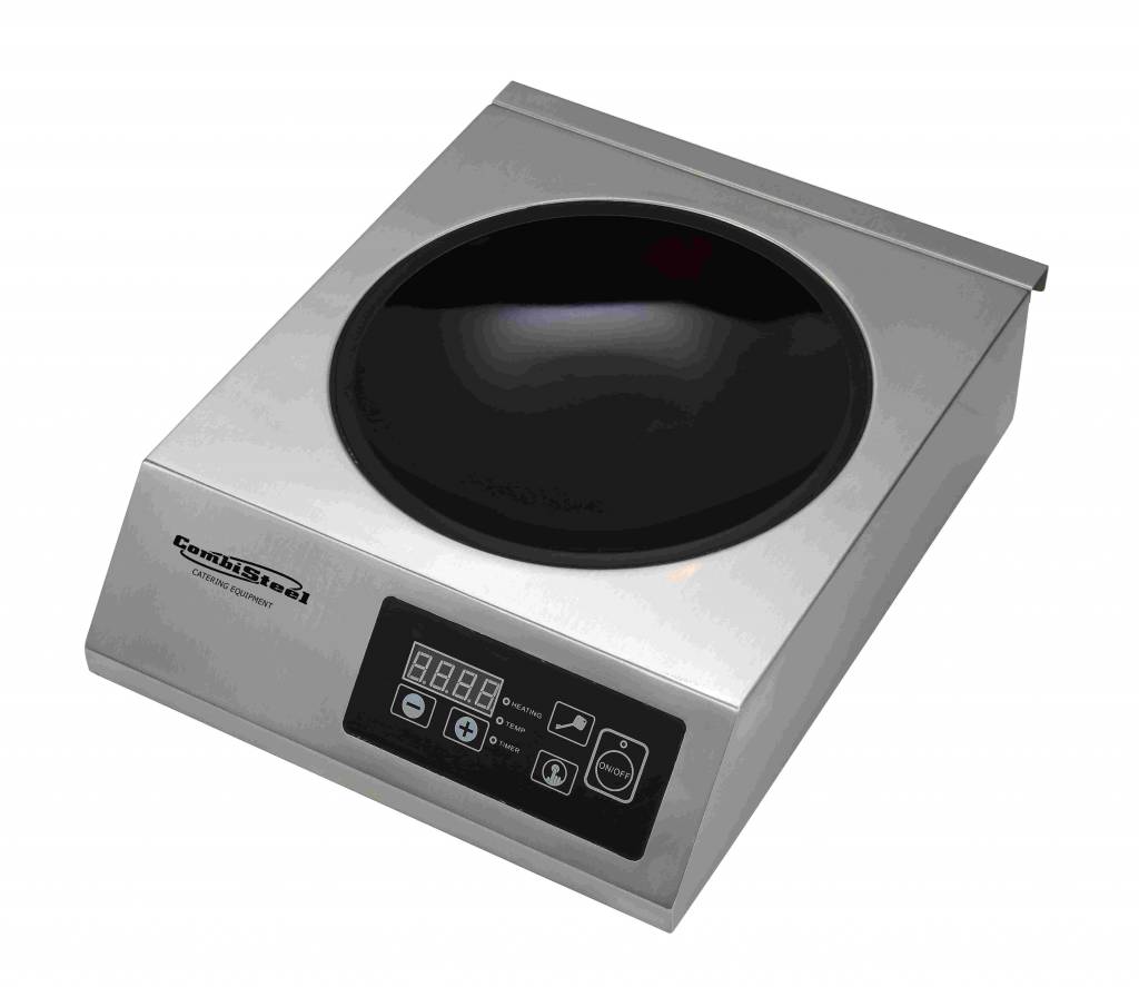 Inductie wokplaat | Digitaal | 0,5-3,5kW | 340x440x117(h)mm