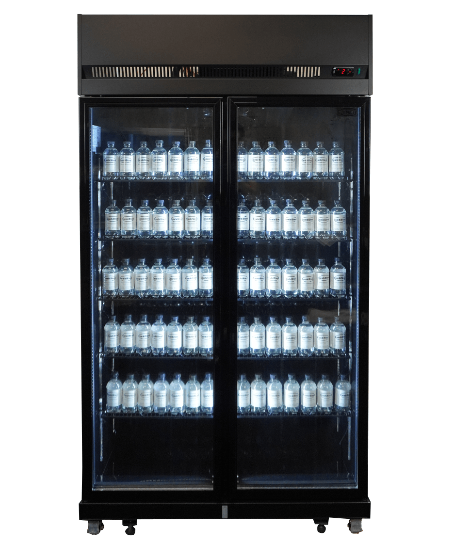 Koelkast 2 Glasdeuren Zwart Irm-770R Bl Koelkast 2 Glasdeuren Zwart Irm-770R Bl