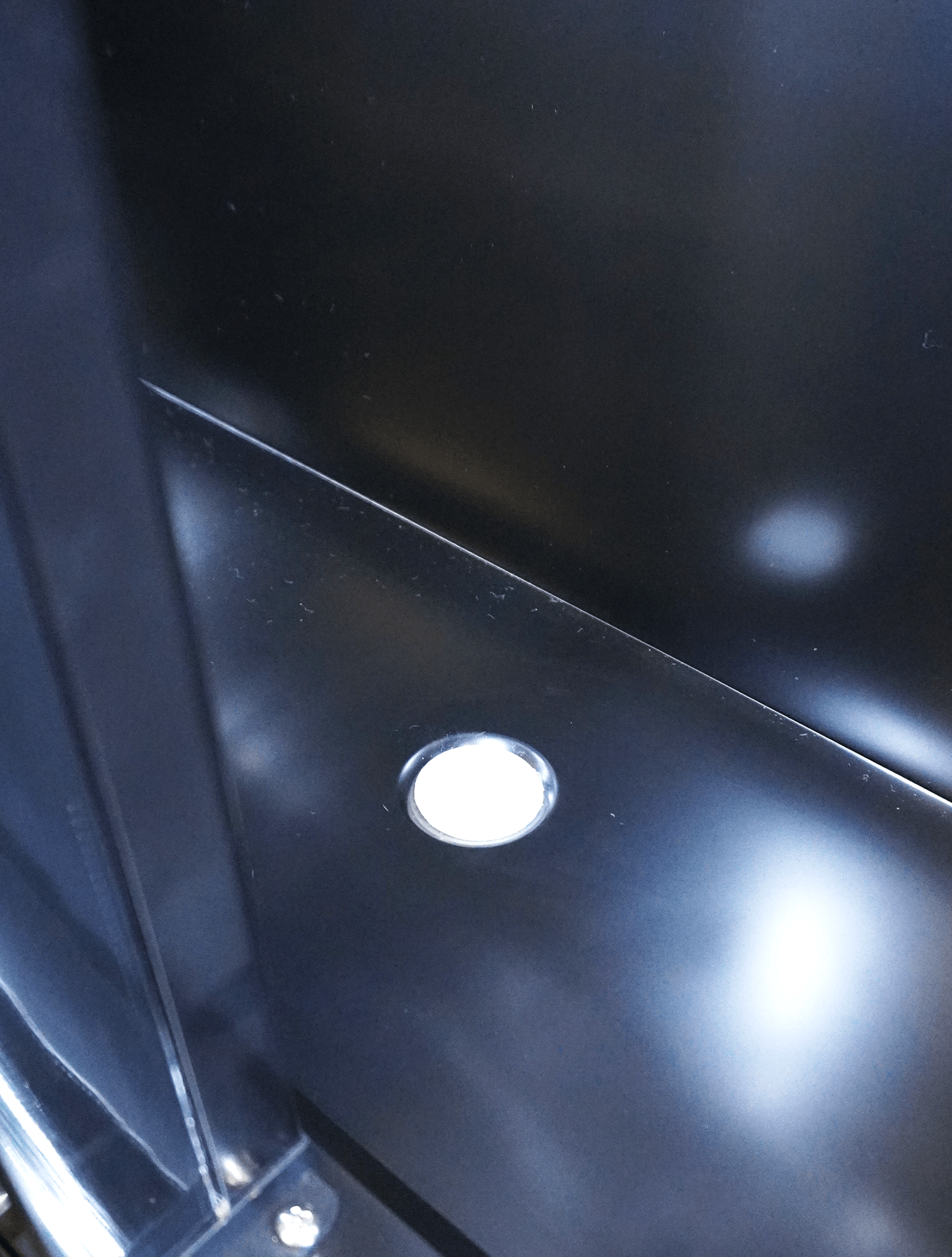 Réfrigérateur 3 Portes En Verre Noir Nap-1200 Ht - Avec Porte Chauffante