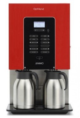 Optivend 22 TS HS Duo NG (400V) Oploskoffie 2 Canisters  wit