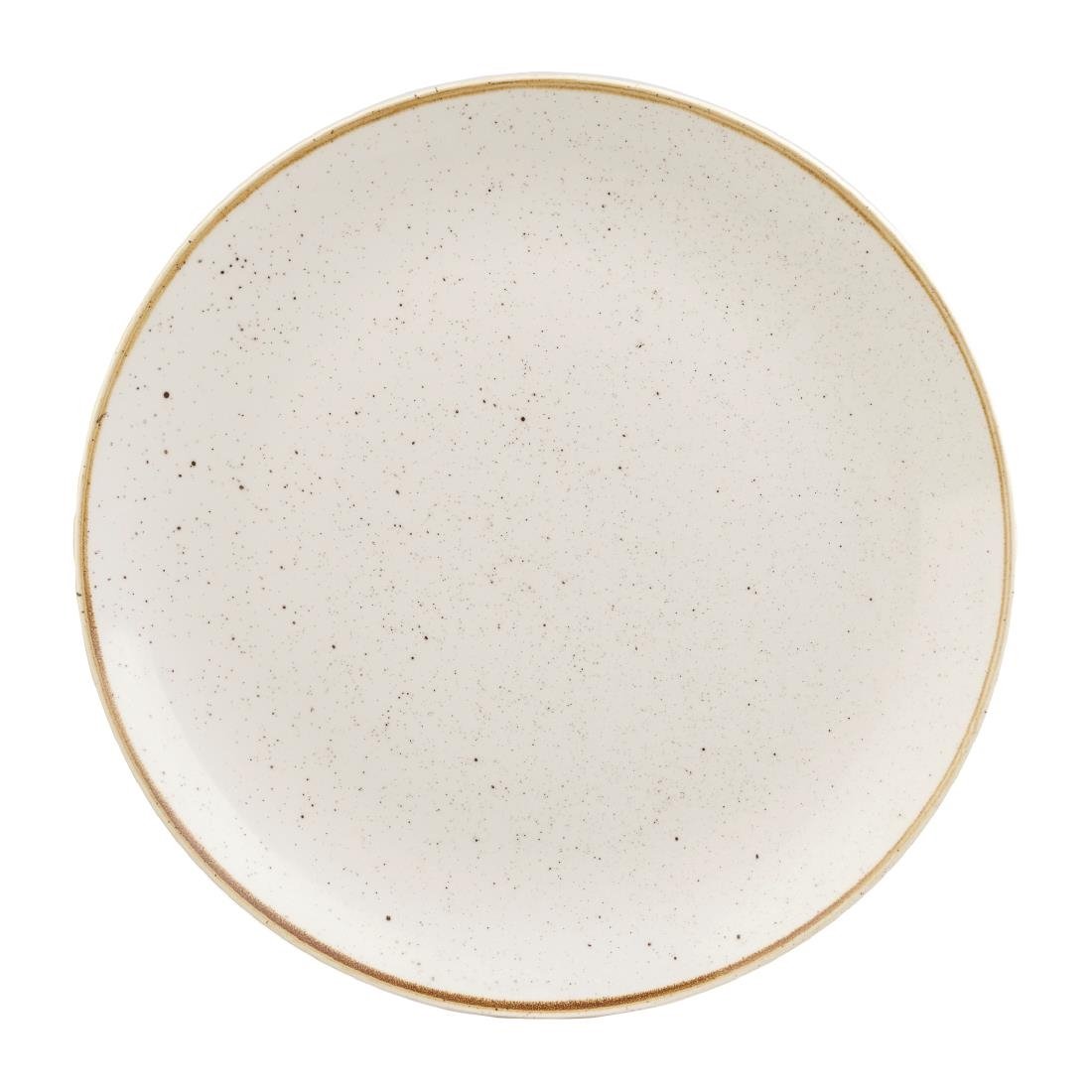 Churchill Stonecast Barley White coupe bord 22.9 cm pak van 12