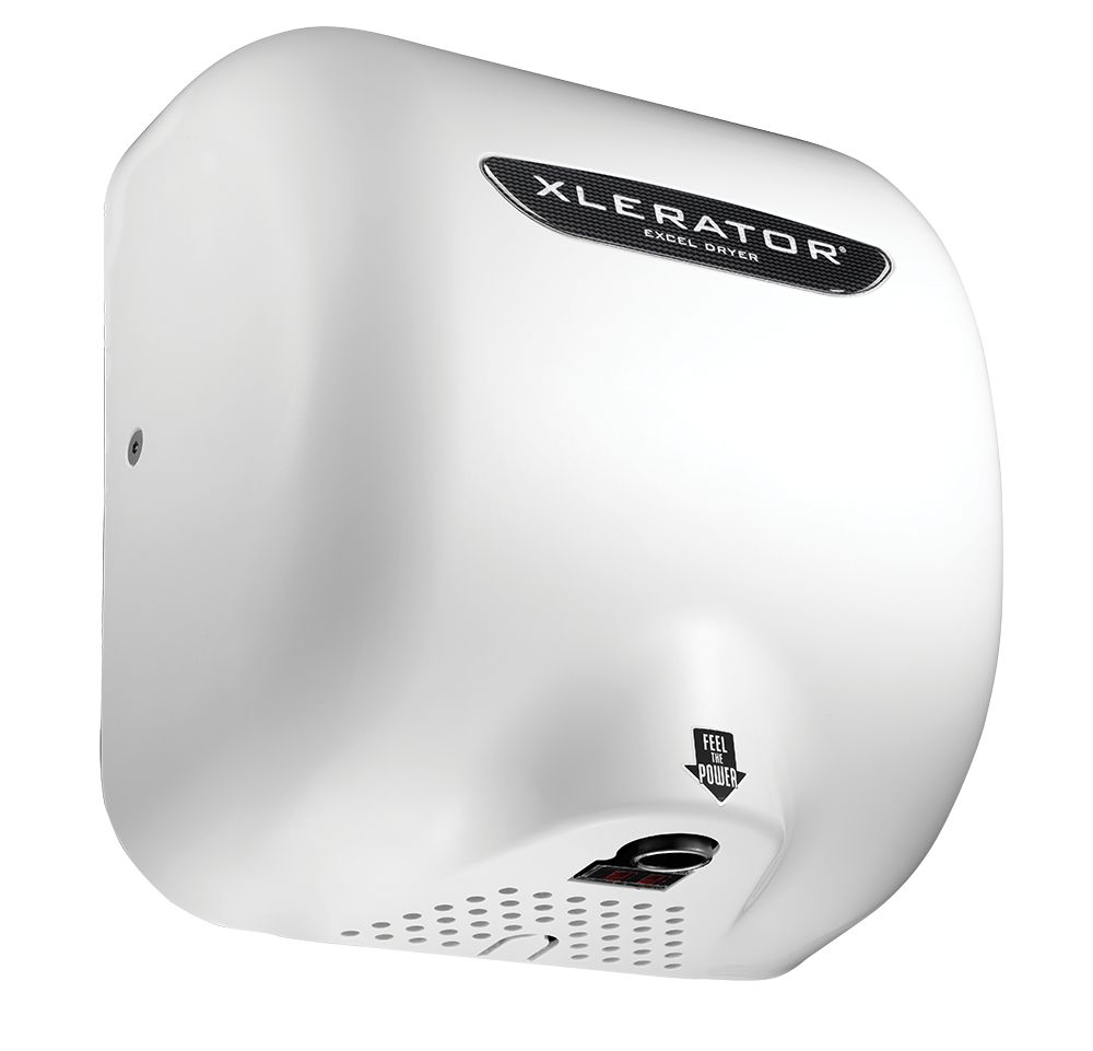 OUTLET Xlerator Handdroger XL-W  Wit | Zeer Krachtig | 10 sec | 1400W | Vandalisme Bestendig 