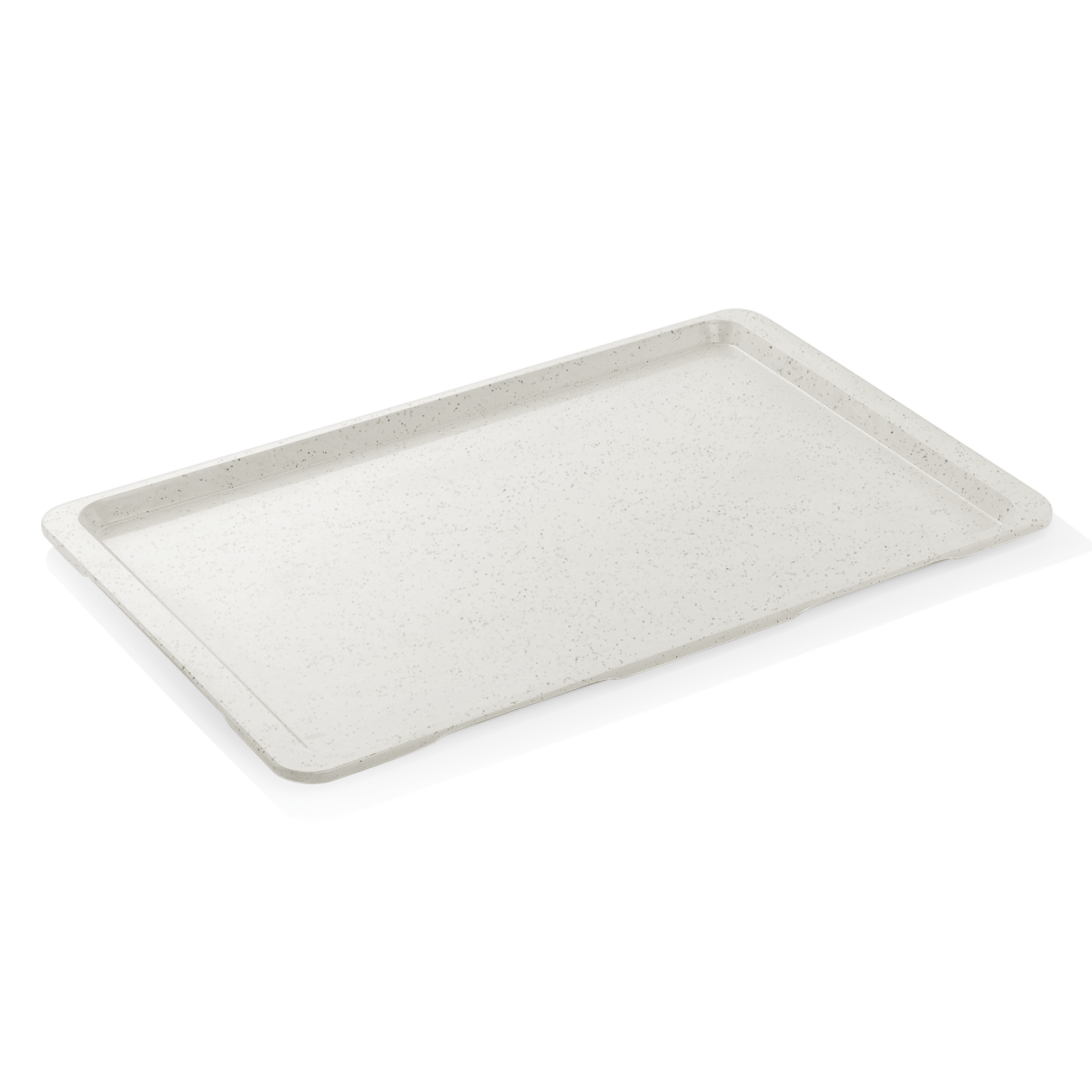 Plateau TRAY 96, 53 x 37 cm, gris granit, tissu en fibres de polyester