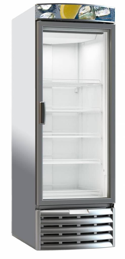 Kühlschrank | 1 Glastür | Tief Temperatur | 382 Liter | 595x686x(h)1811mm