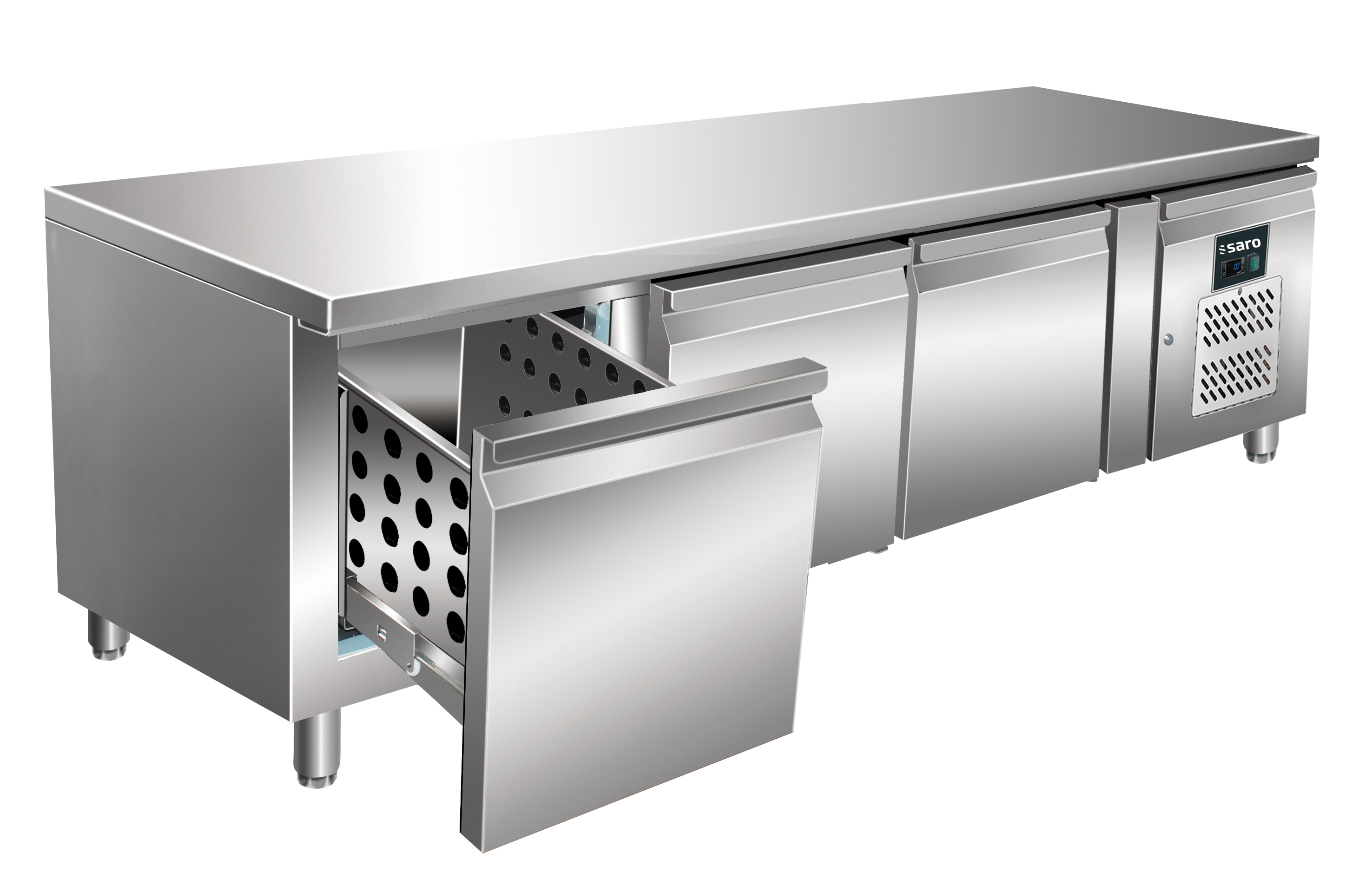 SARO Table réfrigérée sous plan, 3 tiroirs, UGN 3100 TN-3S