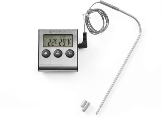 Bratenthermometer mit Timer | -50°C bis 250°C