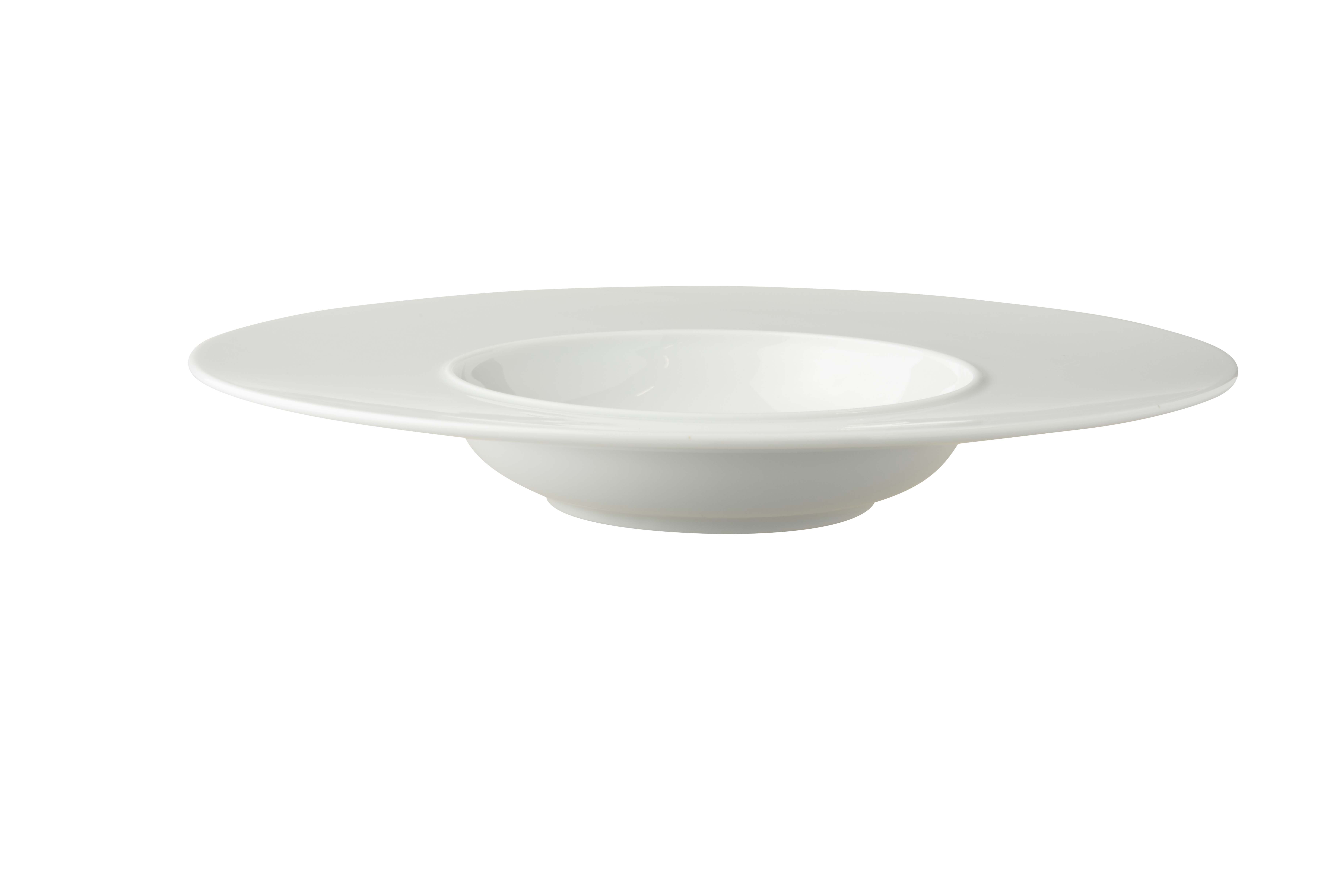 Pastabord White Delight 30 cm Wit Porselein