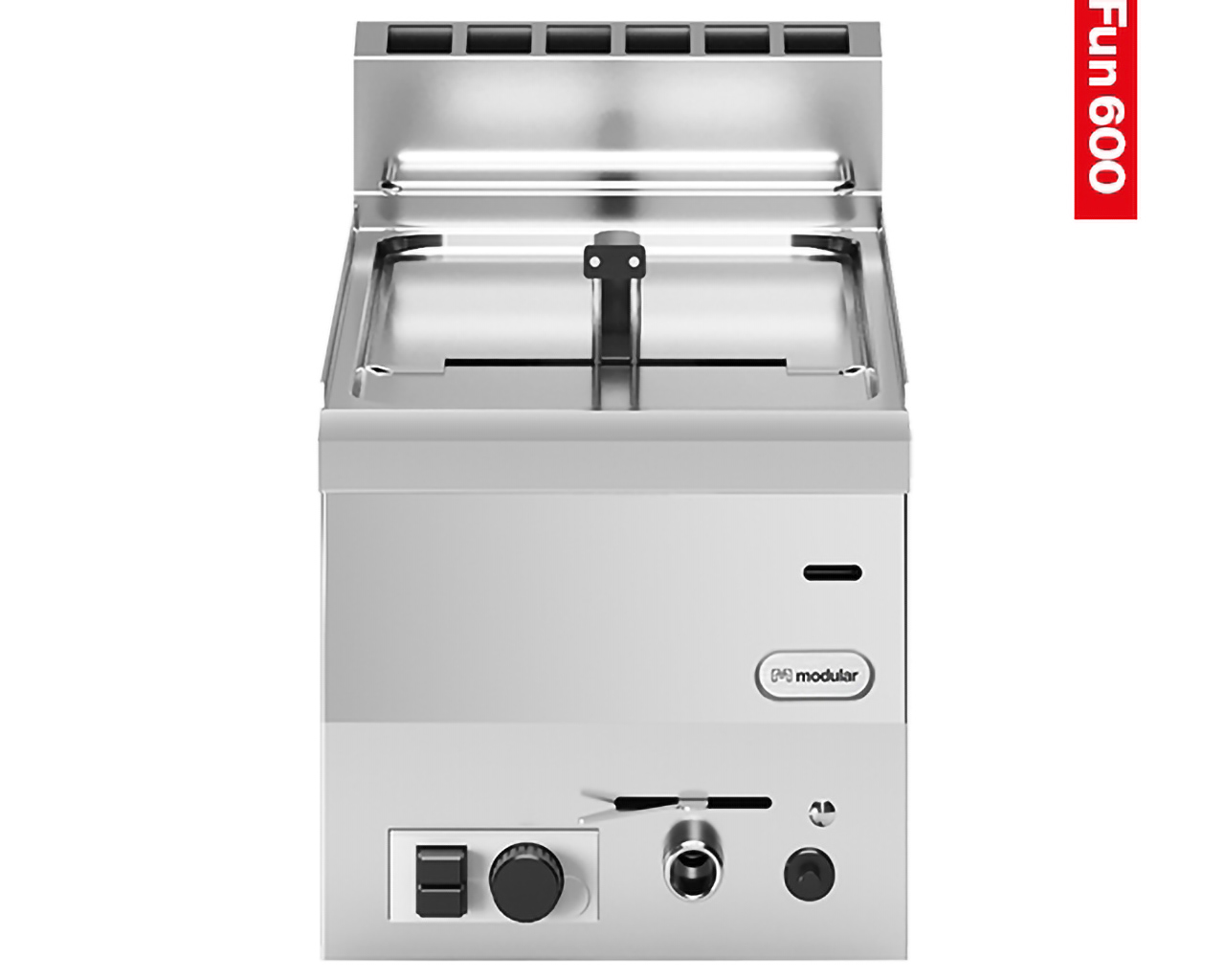 Friteuse 8L Modulaire - Gaz naturel - 60x30cm