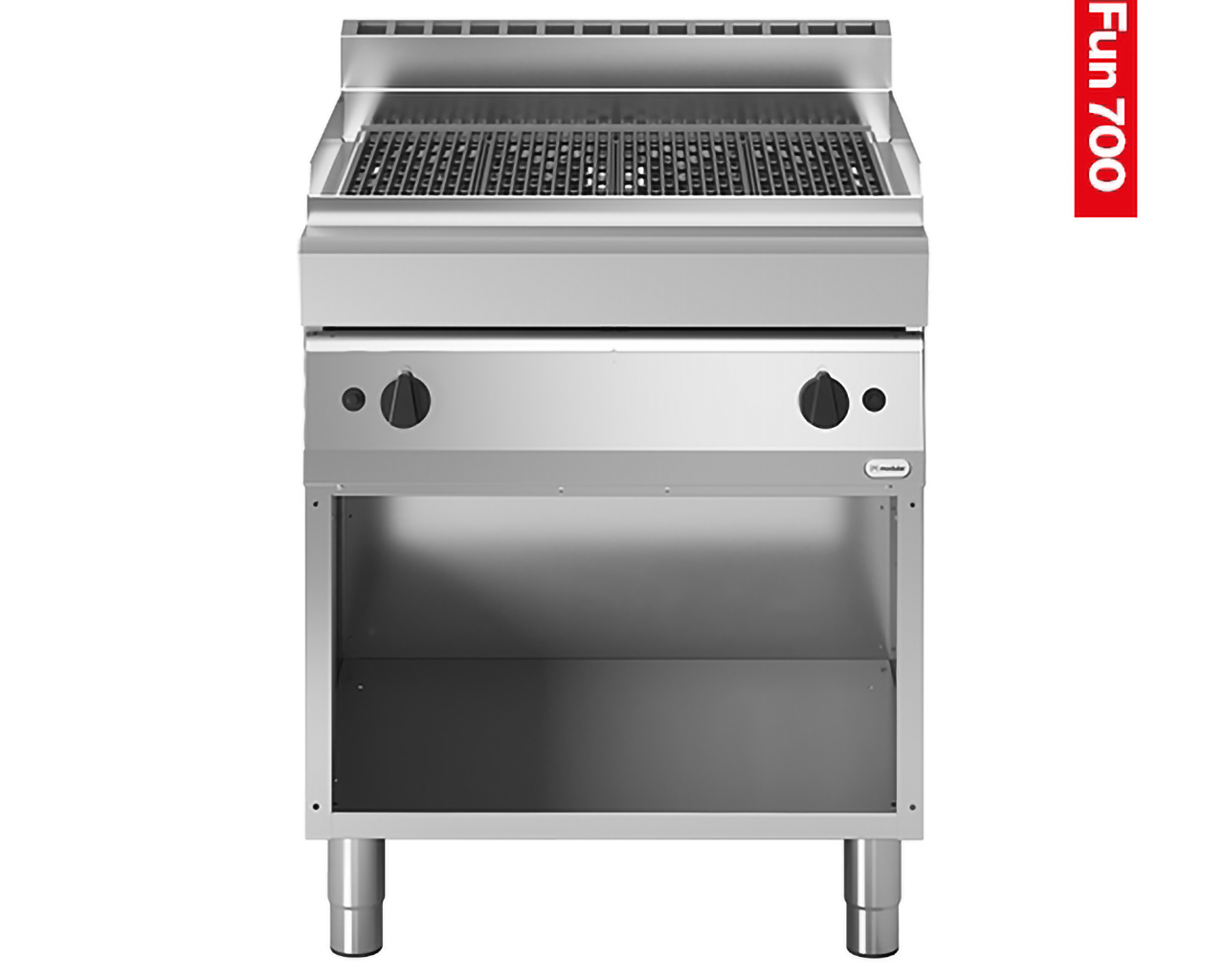 Grill 2 Zonen Modular - Erdgas - 70x70x99cm