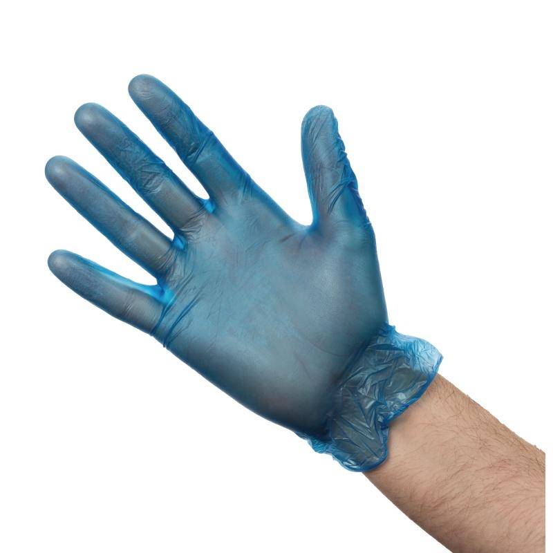 Wegwerp Handschoenen Blauw Vinyl 100 Stuks Maat XL