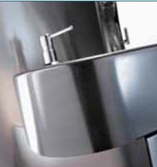 Edelstahl Handwaschbecken | Elektronisch | Clinium | Deluxe | 460x436x270mm