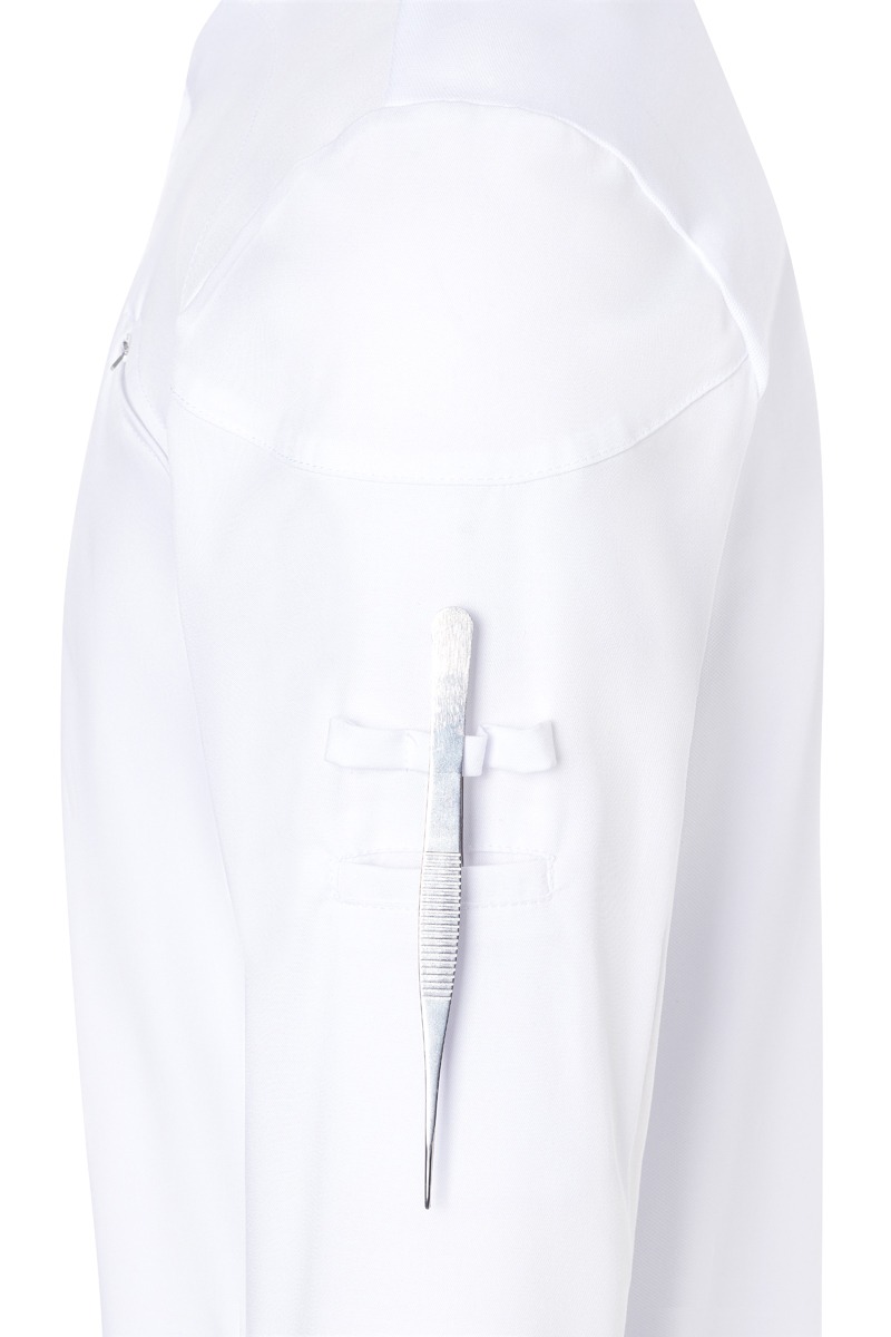 Veste de cuisine à manches longues pour hommes DIAMOND CUT Excellence - Blanc - 44