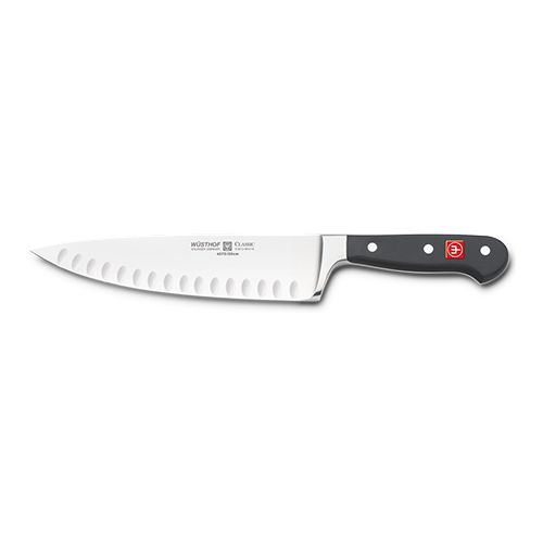 Couteau de Cuisine - 20cm - avec trous - extra lourd - Wusthof - Dreizack