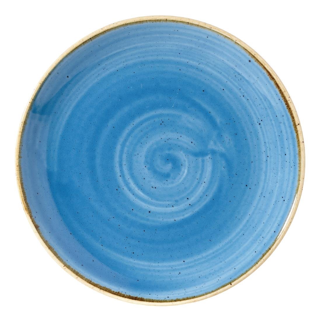 Churchill Stonecast Cornflower Blue coupe bord 16.5 cm pak van 12