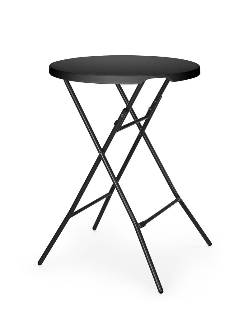 Bar-Stehtisch - AmerBox - Schwarz - Ø800x(H)1100mm
