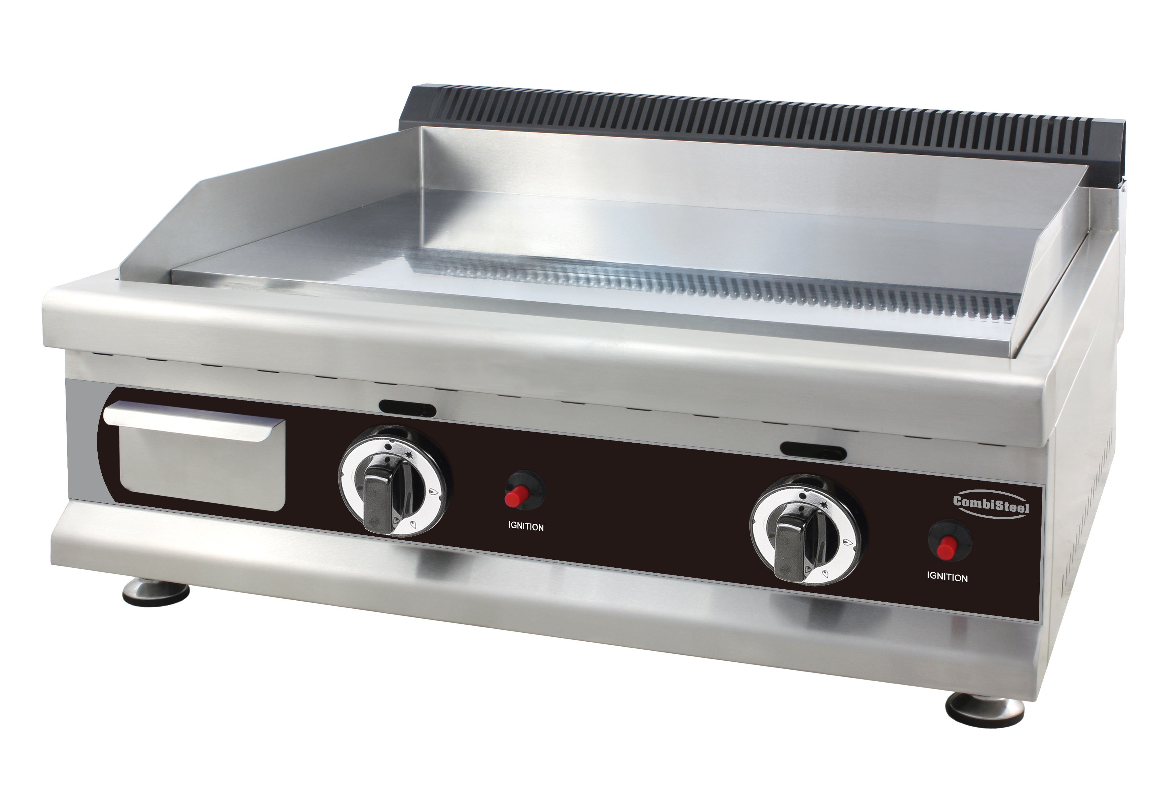 Gas Grillplatte Chrom 800