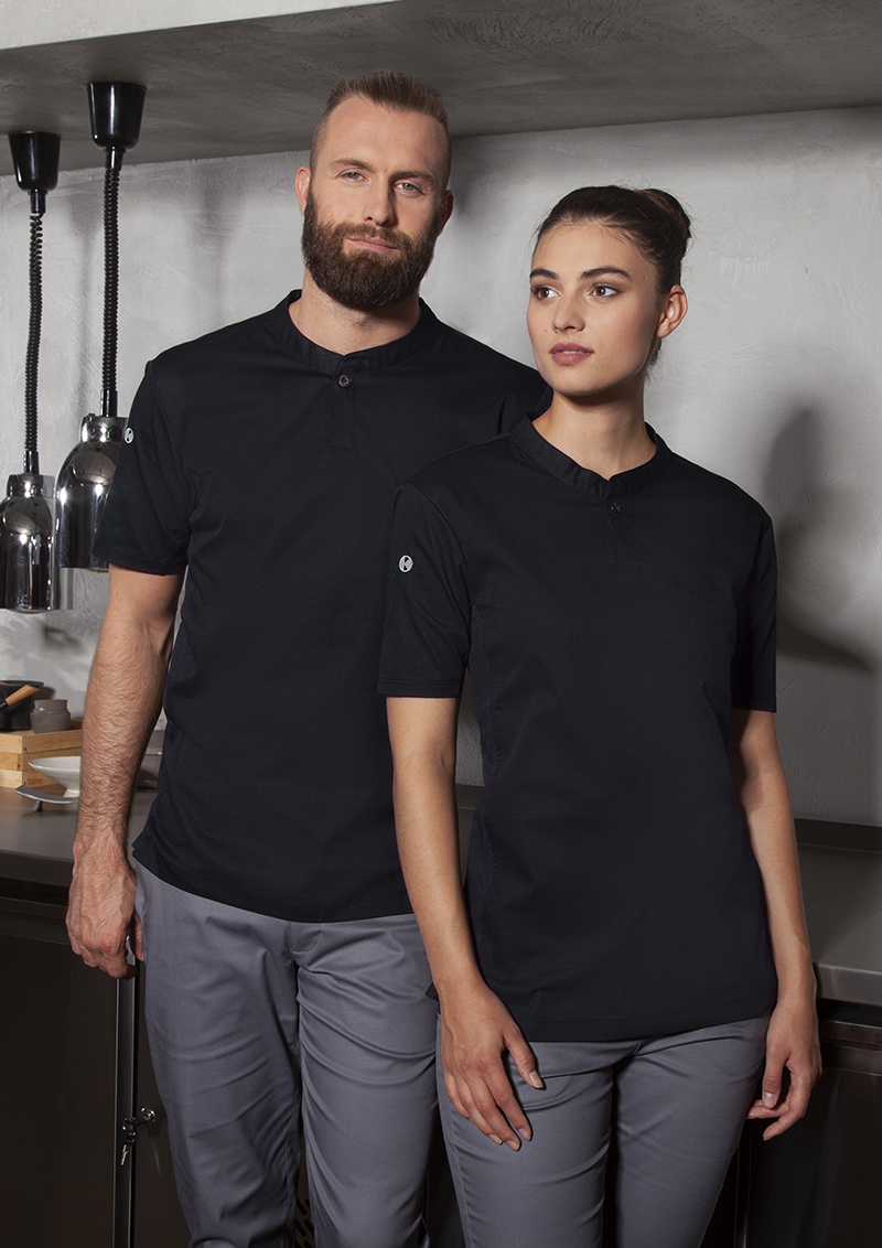 T-shirt de travail femme á manches courtes Performance - Noir - L
