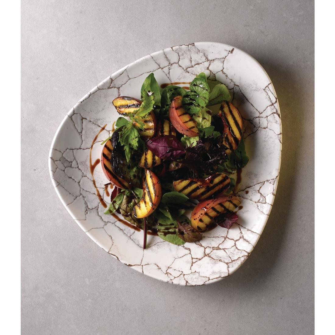 Churchill Studio Prints Kintsugi Achatgraue Lotusteller, 254 mm, (12 Stück)