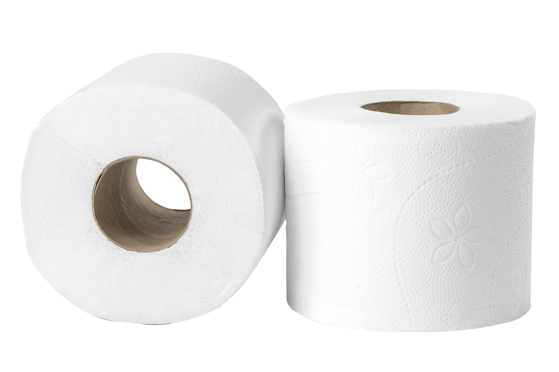 Toilettenpapier Zellulose 2-lagig/400 Blatt - Verpackung 10x 4 Rollen ø120 mm