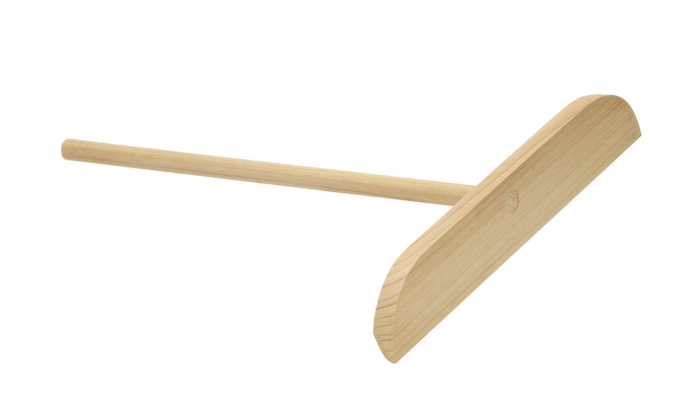 Raclette à crêpe en bois