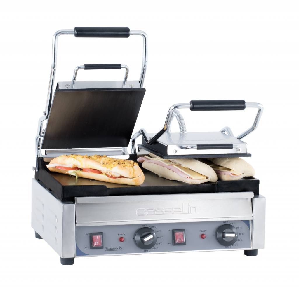 Double Grill Panini Premium | Lisse/Lisse | 2,9kW | 490x520x265(h)mm