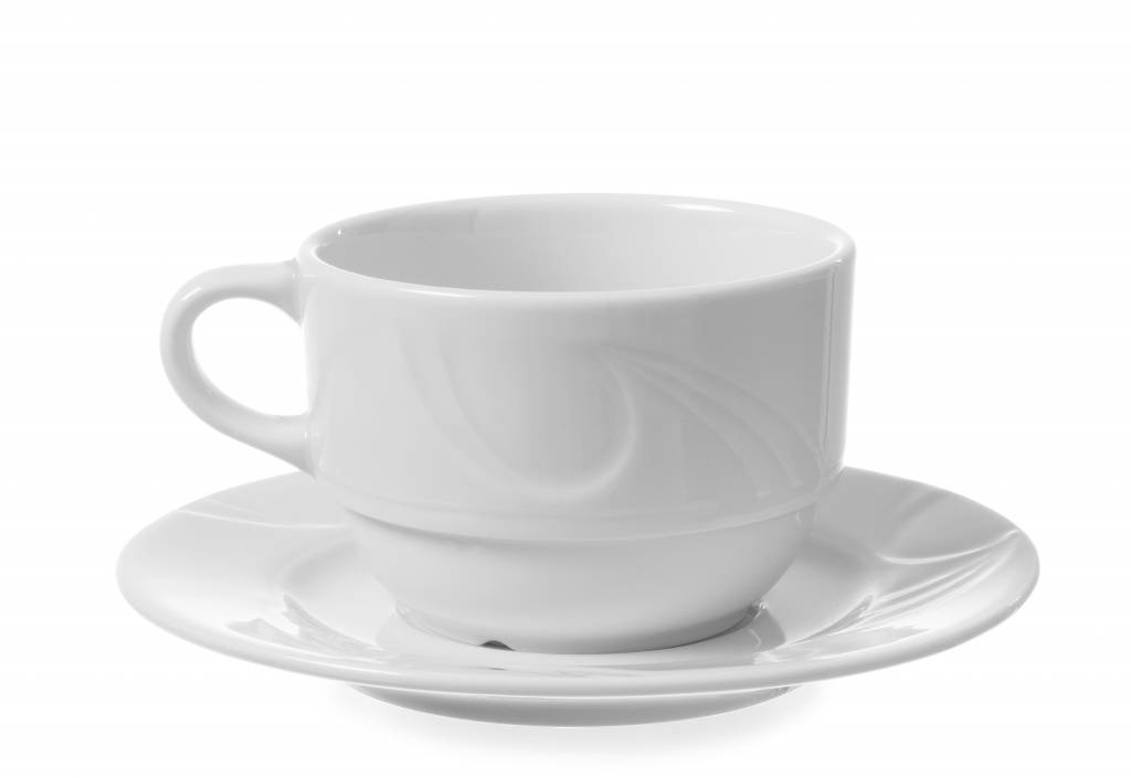 Tasse à Café Karizma - Porcelaine Blanche - 170ml