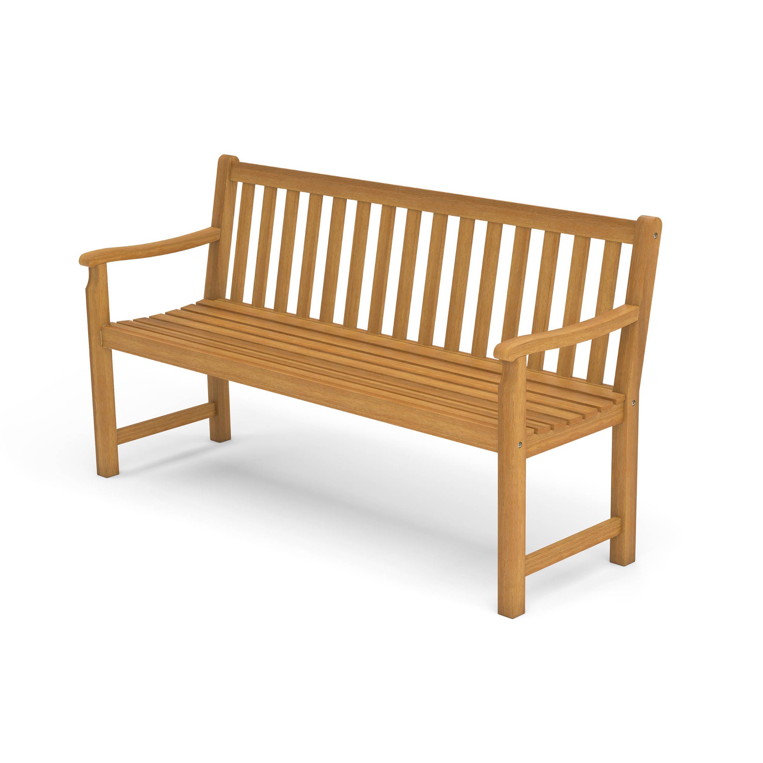 Banc d'extérieur Stockholm en bois d'acacia 150 cm