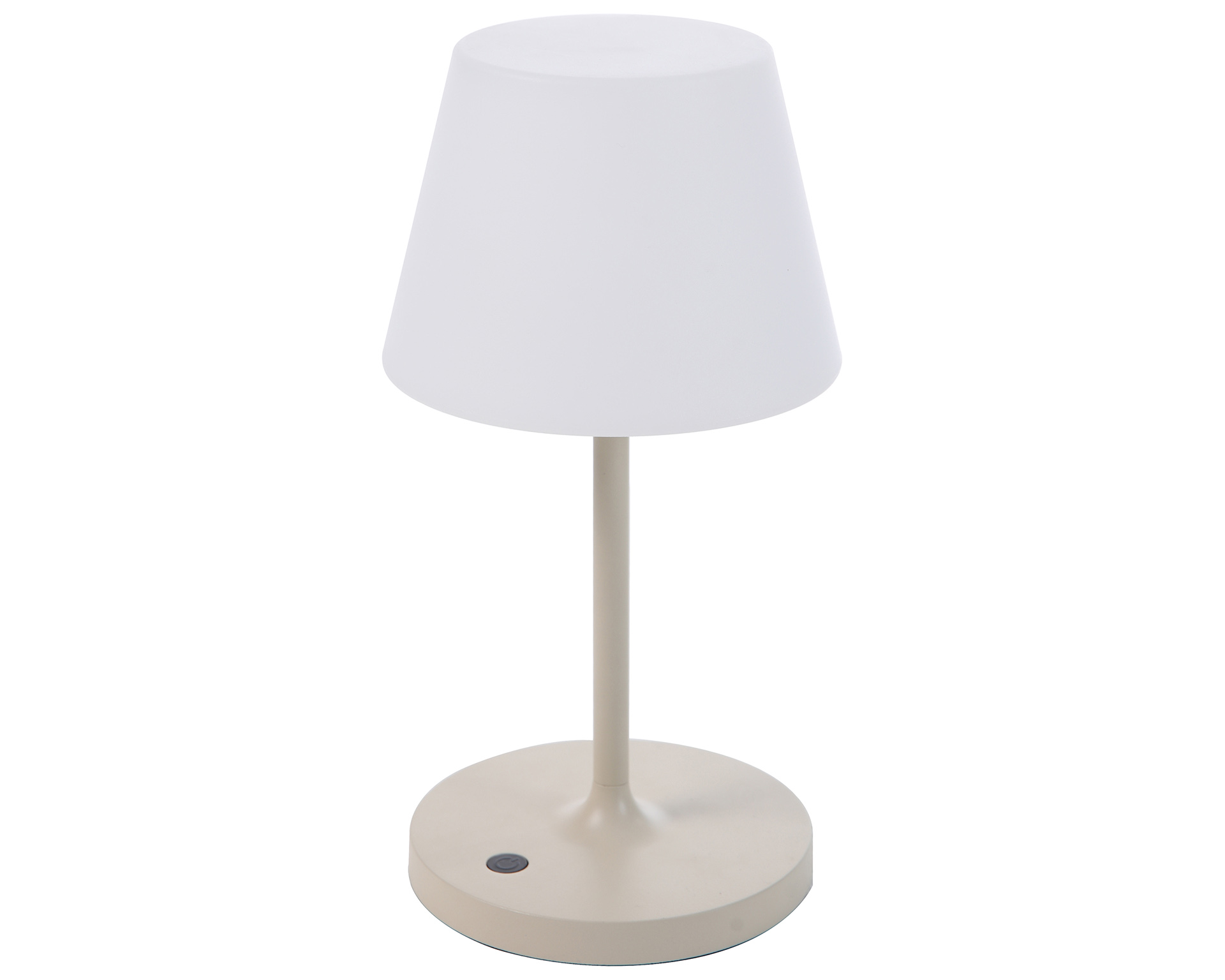 Lampe de table Alpha - adaptée à une utilisation extérieure - beige