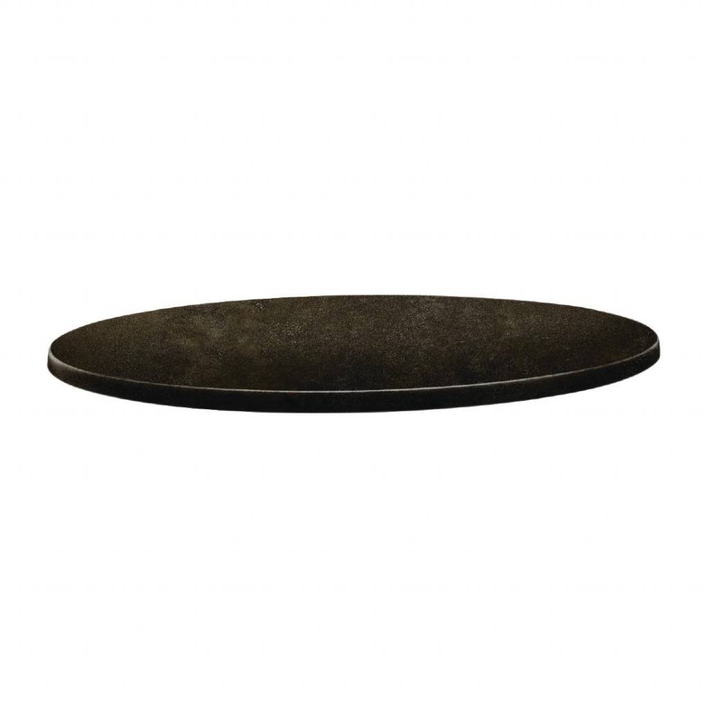 Plateau de Table Rond | Topalit Classic Line | Cyprus Métal | Disponible en 3 tailles