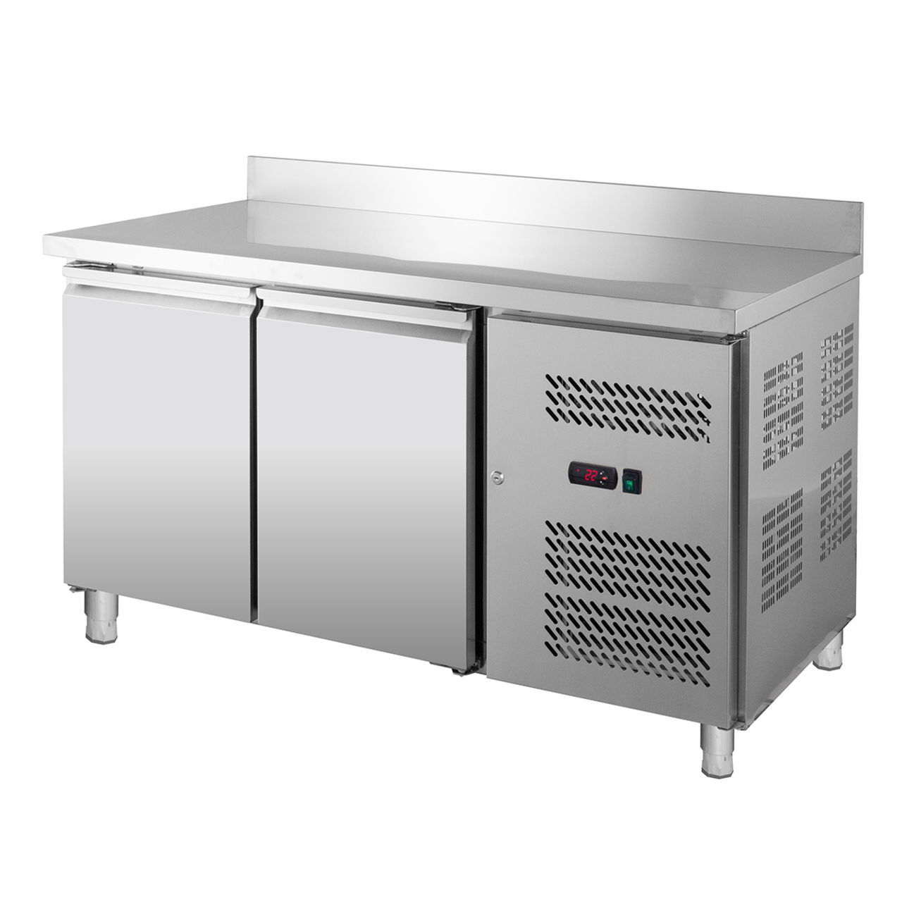 Vrieswerkbank ECO 2/0 met opstaande rand - GN 1/1