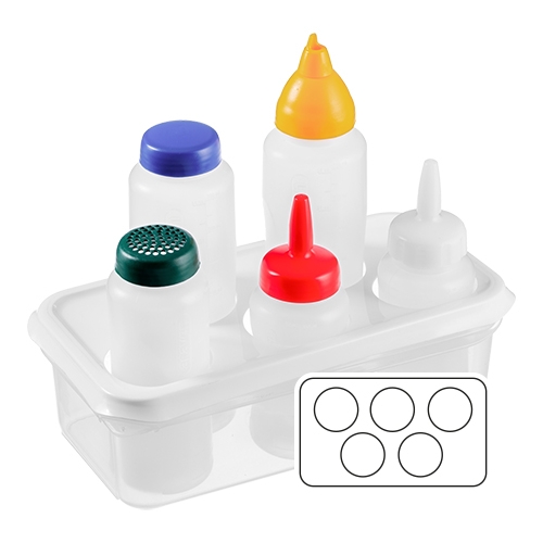 Knijpflessen-organizer