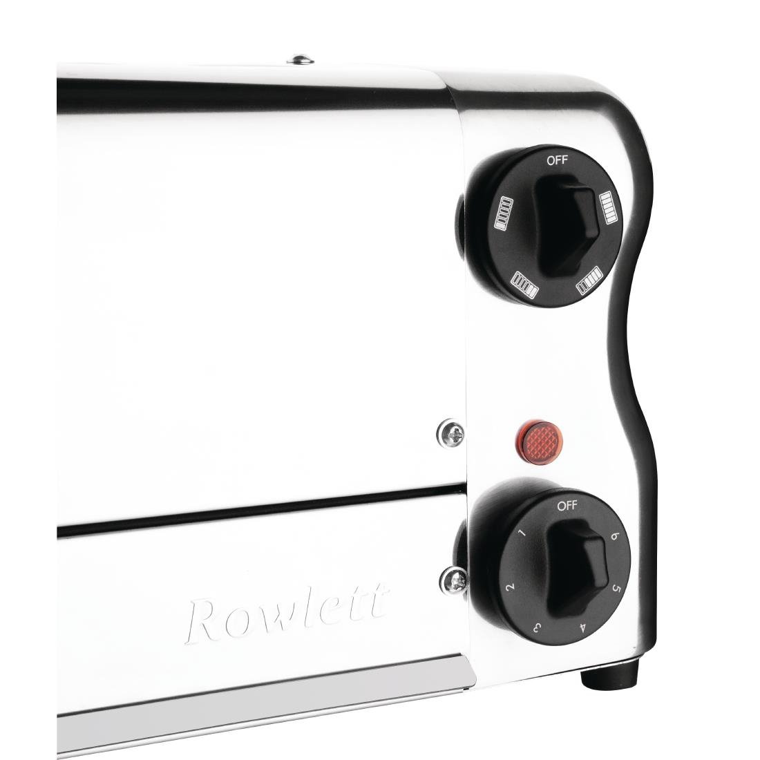 Rowlett Esprit 6 Slot Toaster Chrom mit 2 zusätzlichen Elementen und Sandwichkäfig