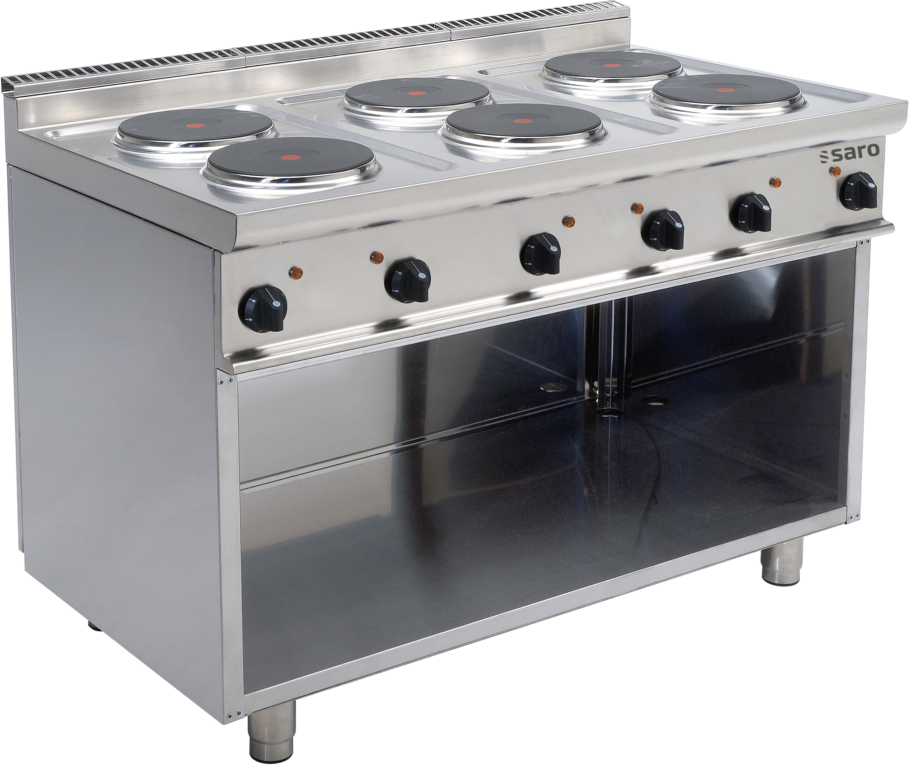 SARO Cuisinière électrique, socle ouvert modèle E7/CUET6BA